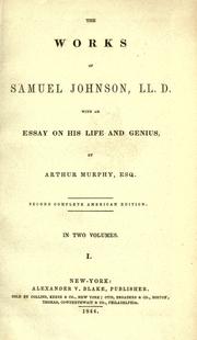 The works of Samuel Johnson, LL.D.
