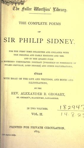 Complete poems, for the first time collected and collated with the original and early editions and MSS. and in the quarto form