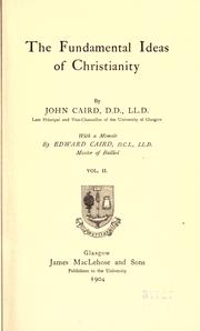 The fundamental ideas of Christianity