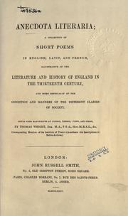 Anecdota literaria