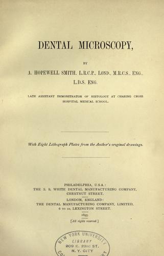 Dental microscopy