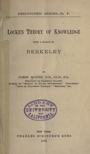 Locke's theory of knowledge