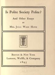Is polite society polite?