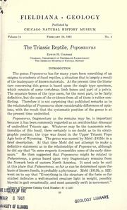 The Triassic reptile, Poposaurus