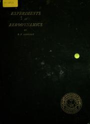 Experiments in aerodynamics