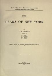 The pears of New York