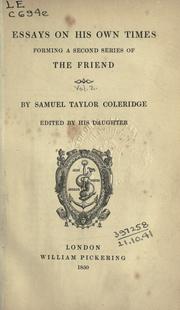 Essays on his own times
