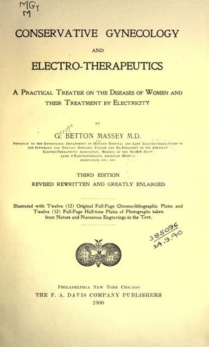 Electricity in the diseases of women