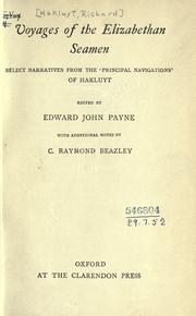 Voyages of the Elizabethan seamen