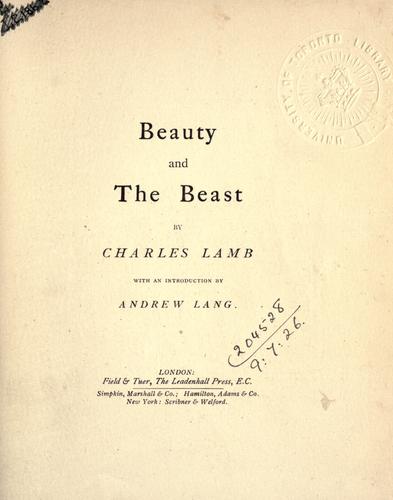 Beauty and the beast