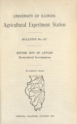 Bitter rot of apples