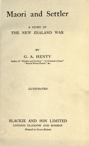 Maori and settler