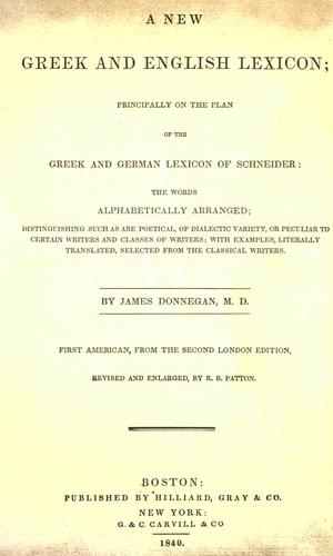 A new Greek and English lexicon