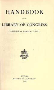 Handbook of the Library of Congress