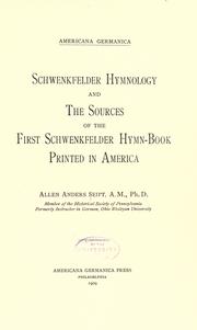 Schwenkfelder hymnology