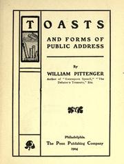 Toasts and forms of public address