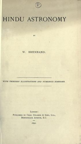 Hindu astronomy