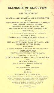 Elements of elocution