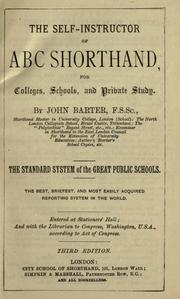 The self-instructor of ABC shorthand, for colleges, schools, and private study