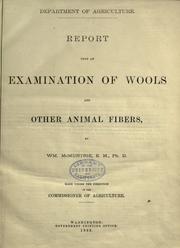 Report upon an examination of wools and other animal fibers