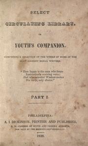 Select circulating library, or Youth's Companion ... Part I.