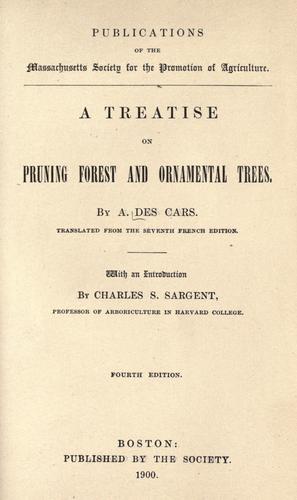 L'élagage des arbres