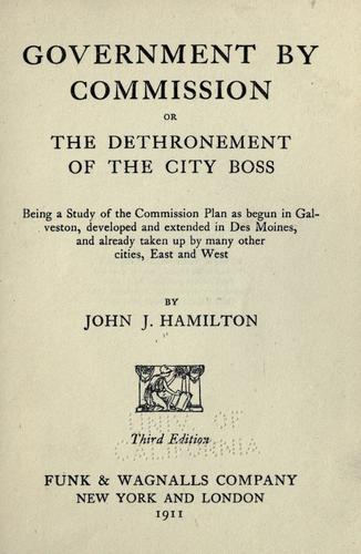 Government by commission