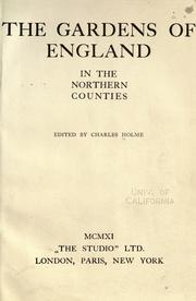 The gardens of England in the northern counties