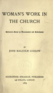 Woman's work in the church