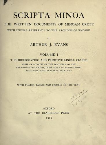 Scripta Minoa
