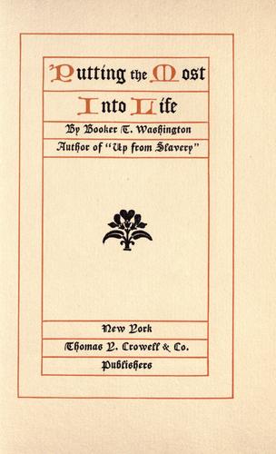 Putting the most into life