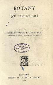 Botany for high schools