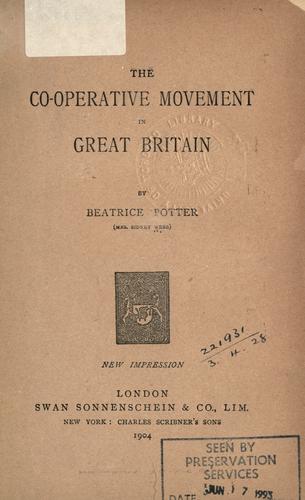 The co-operative movement in Great Britain