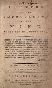 Letters on the improvement of the mind