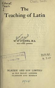 The teaching of Latin