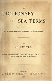 A dictionary of sea terms