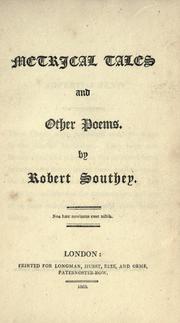 Metrical tales, and other poems