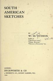 South American sketches