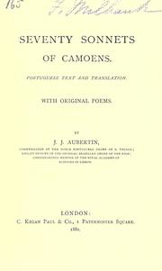 Seventy sonnets of Camoens