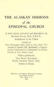 The Alaskan missions of the Episcopal Church