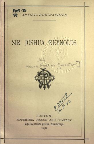 Sir Joshua Reynolds