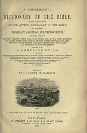 A comprehensive dictionary of the Bible