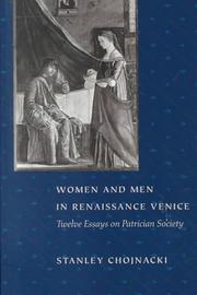 Women and Men in Renaissance Venice