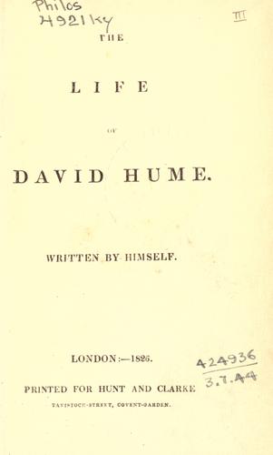 The life of David Hume