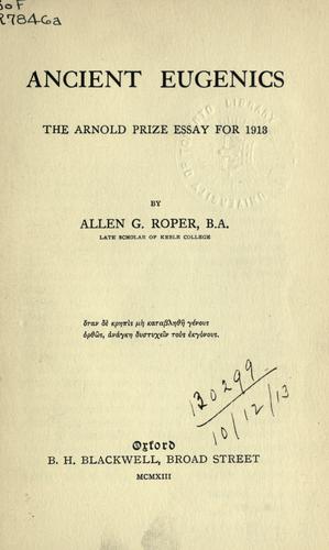 Ancient eugenics