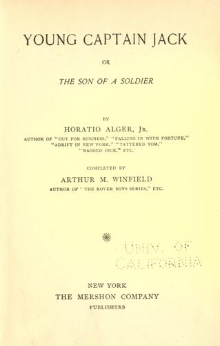 Young Captain Jack or, The Son of a Soldier