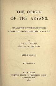 The Origin of the Aryans