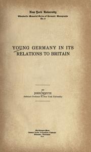 Young Germany in its relations to Britain