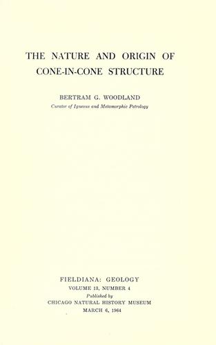 The nature and origin of cone-in-cone structure