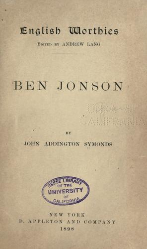 Ben Jonson